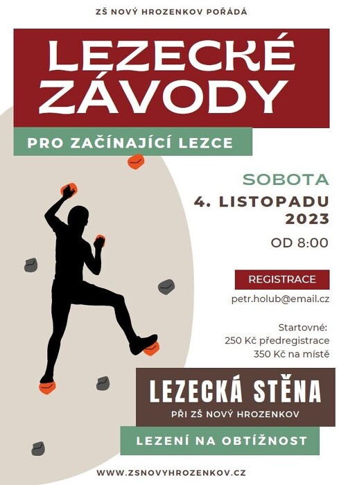 Lezecké závody 4.11. - aktualizace