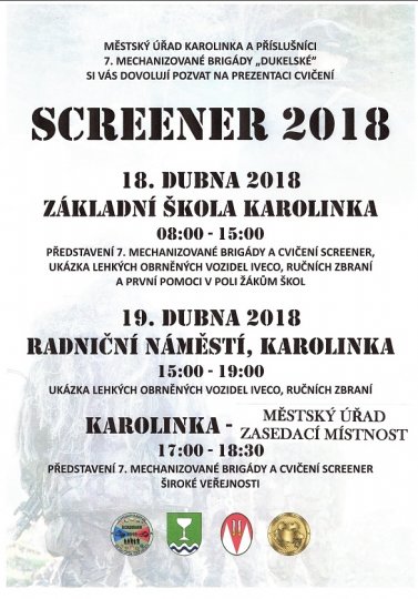 Screener 2018 - představení 7.mechanizované brigády Armády ČR
